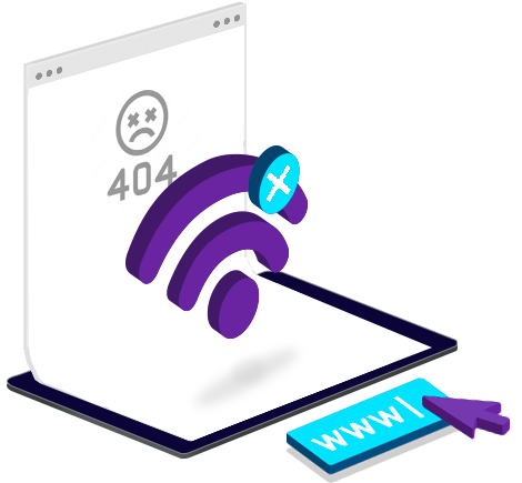 case-study-challenges Challenges vector of an error 404 page