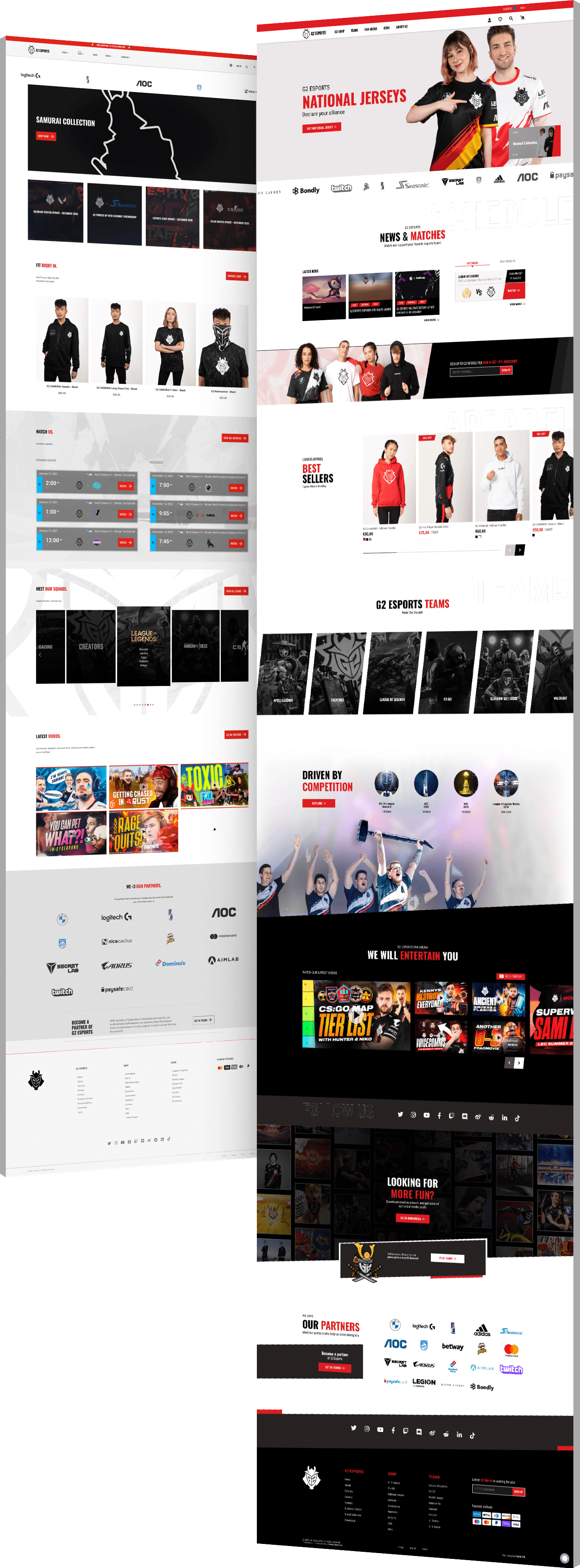 web-design-before-after-g2-esports Web design before and after photos of G2 Esports website