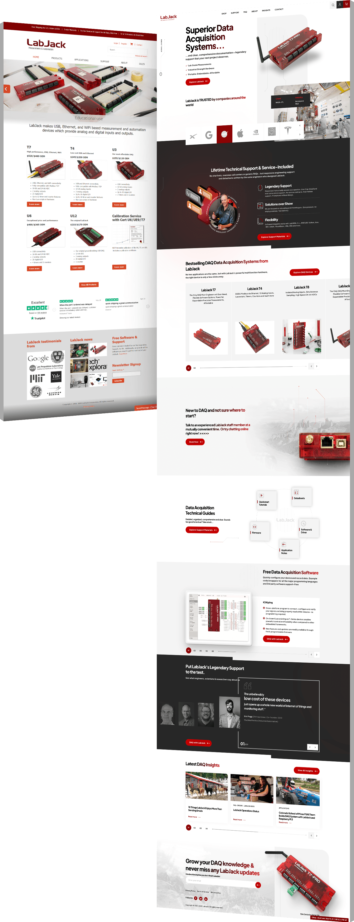 web-design-before-after-labjack Web design before and after photos of LabJack