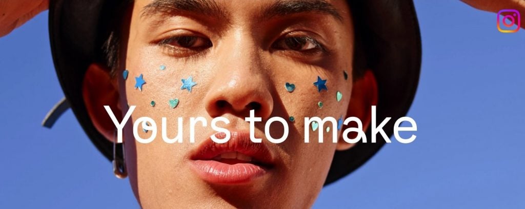 Instagram's post - an example of a unique branding message.
