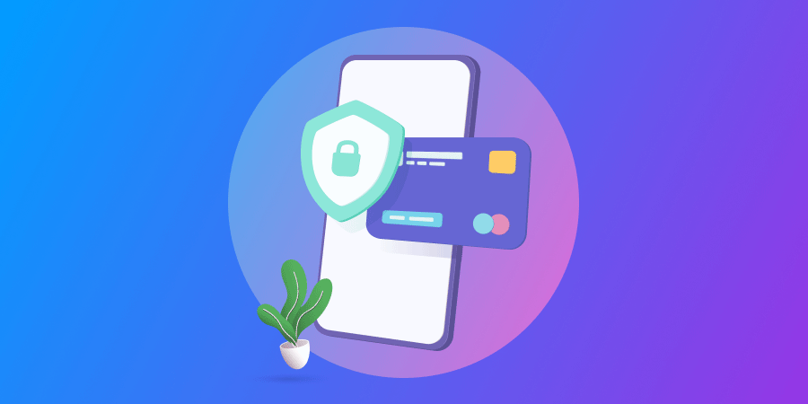 magento-security-guide Hero image for Magento Security Guide showing a mobile phone, credit card, and secure e-store