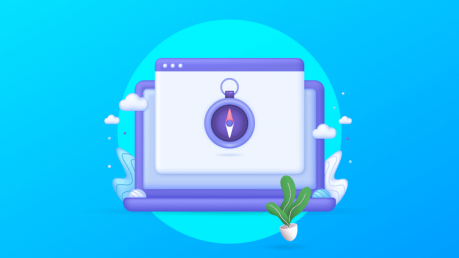 website-navigation-hero-image Website navigation hero image featured compass inside the web page.