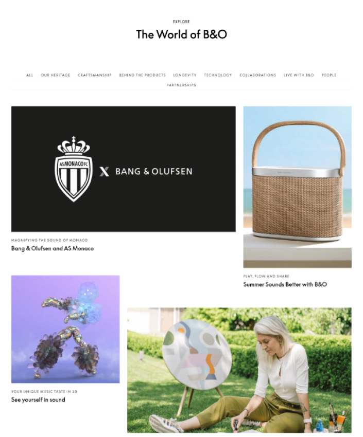 custom-web-design-bang-and-olufsen-full-4 An image of a bag and a woman