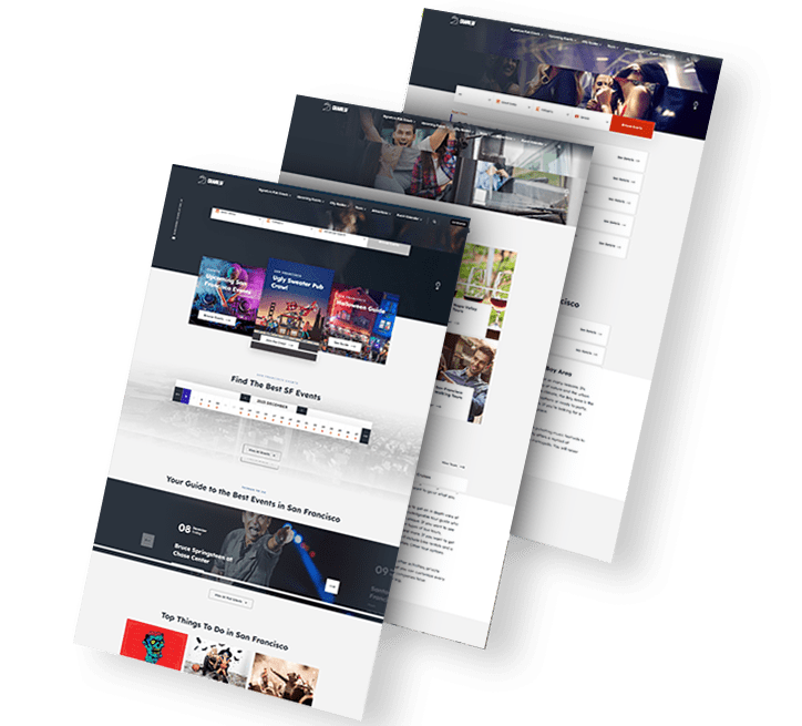 CrawlSF-trio-right Trio of CrawlSF web design images