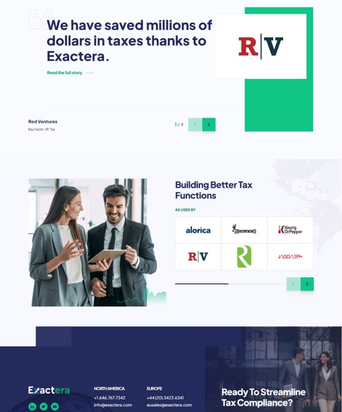 exactera-full-4 Exactera portfolio screenshot