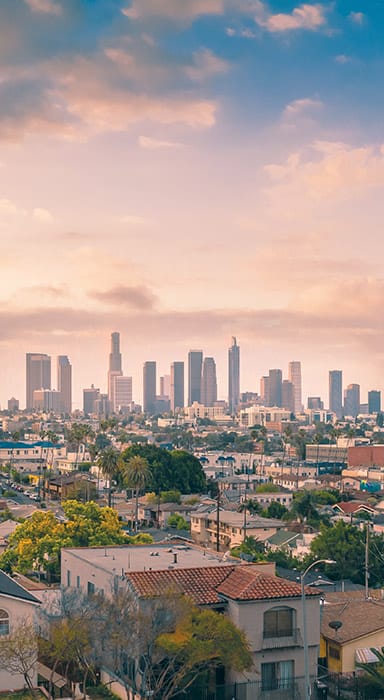 los-angeles-location Los Angeles skyline
