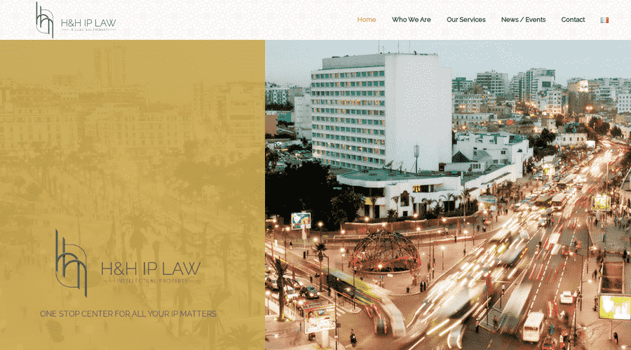 H&H IP Law website screenshot