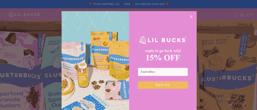 Lil Bucks website screenshot
