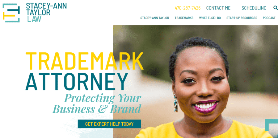 Stacey-Ann Taylor Law website screenshot