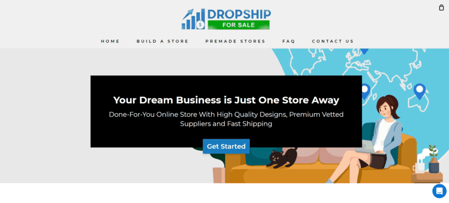 Dropship for Sale website screenshot