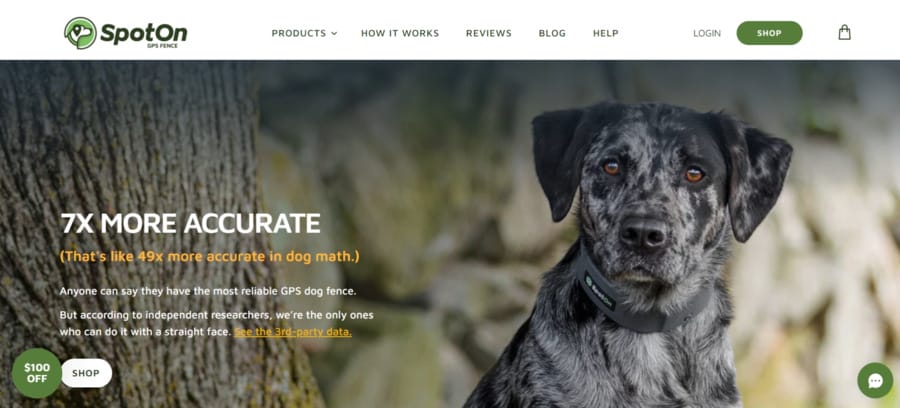 SpotOn Fence website screenshot