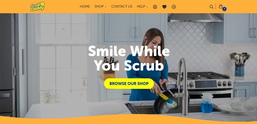 Scrub Daddy website screenshot