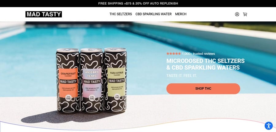 Mad Tasty website screenshot