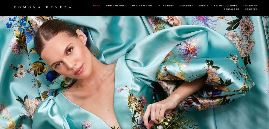 Romona Keveza website screenshot