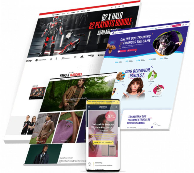 Featured web design project Featured web design projects