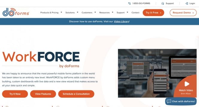 b2b-saas-strategies-doforms doForms website screenshot