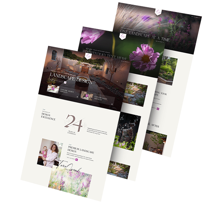 urbanna-three-pages-flip Image showing Urbanna's website pages