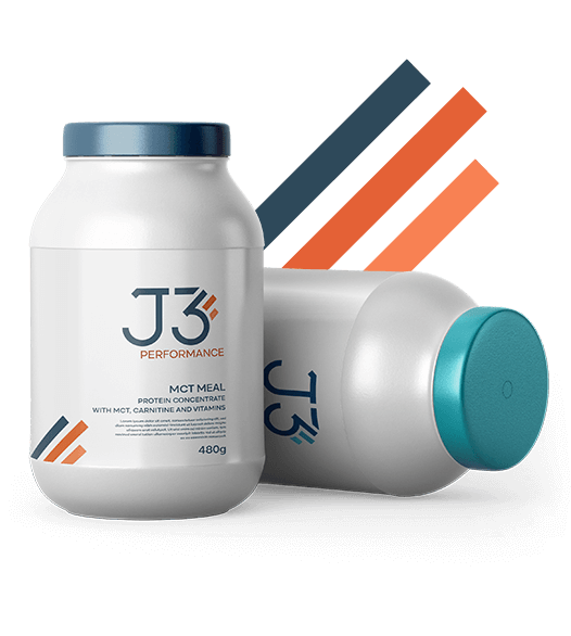 digital-marketing-agency-gym Two white supplement containers, one upright and one lying down