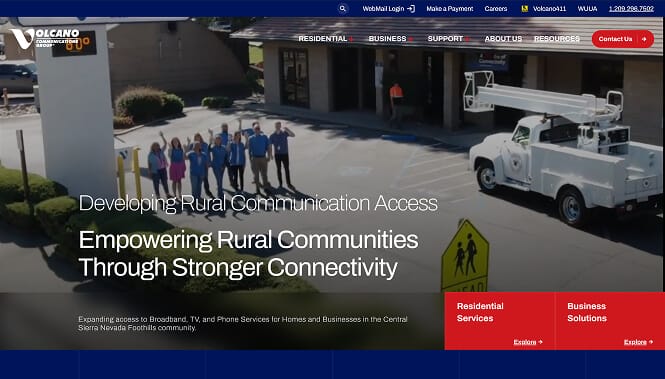saas-web-design-volcano-communications-tile Volcano Communications website screenshot